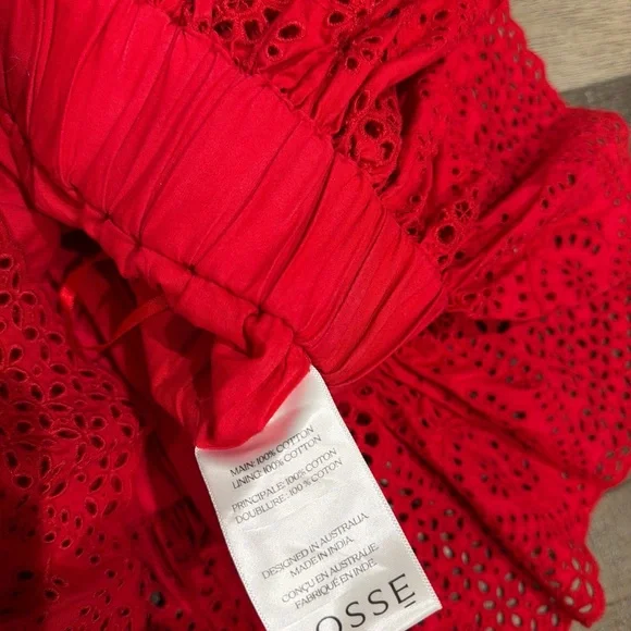 Posse Beryl top in ruby red - Picture 5 of 7